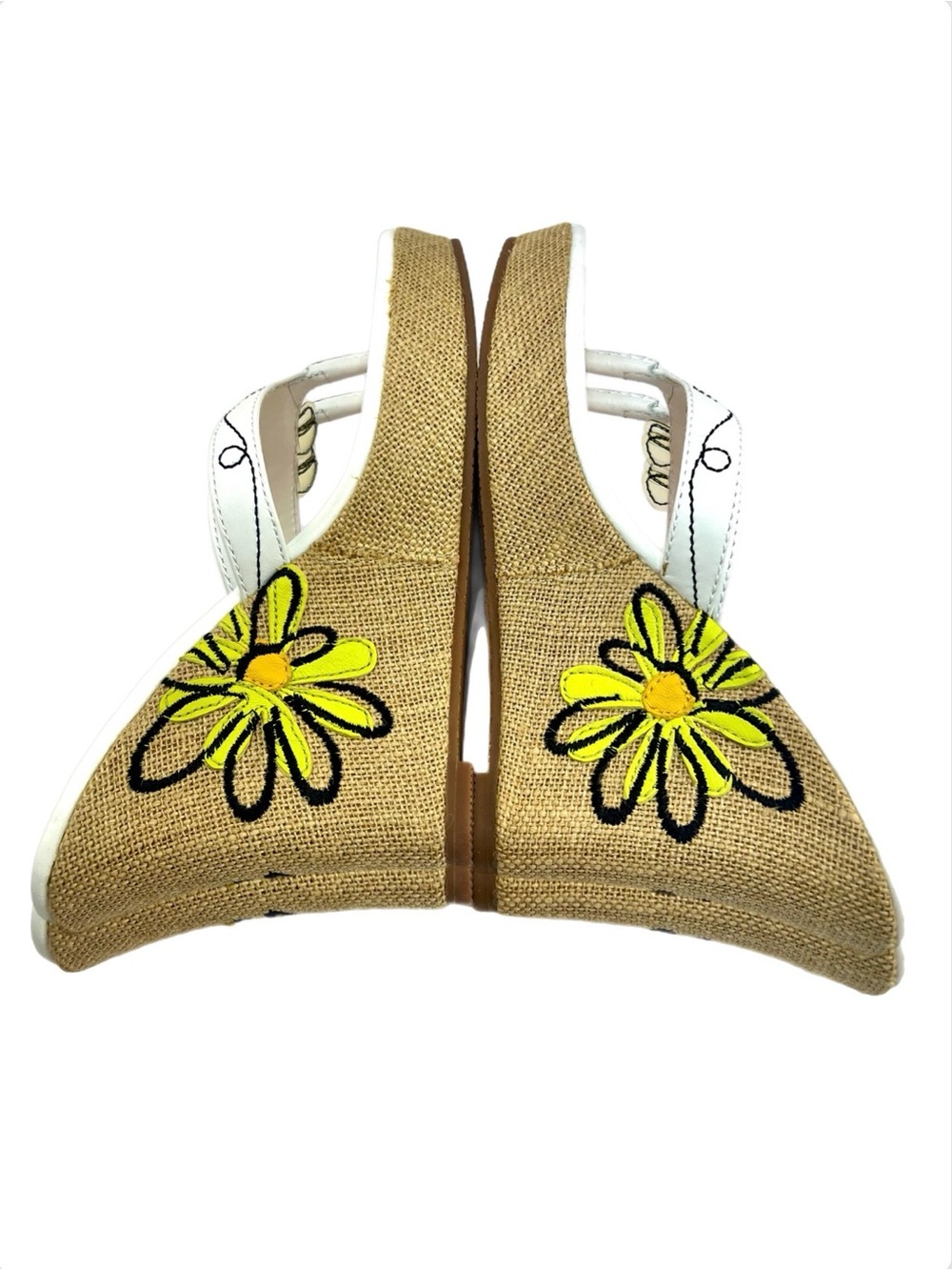 COACH Bumble Bee Wedge - Thong Sandal 🐝 Mattie Y2K - Size 6.5 Medium- NWT - Picture 4 of 12